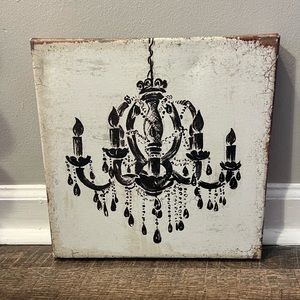 Chandelier Canvas Art